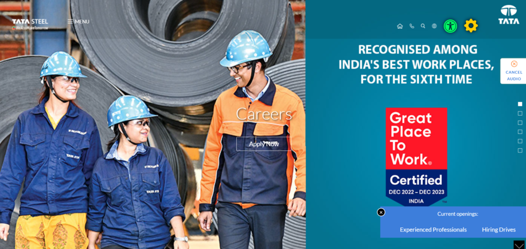 TATA Steel Recruitment 2025: Apply Online Form