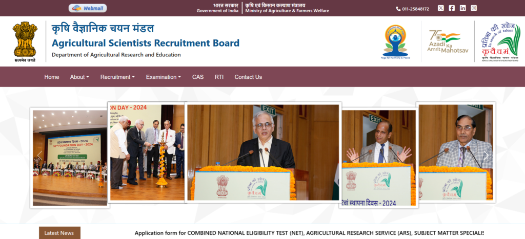 ASRB NET, ARS, SMS & STO Recruitment 2025